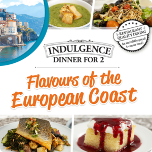Prepare your tastebuds for a culinary journey featuring the flavours of the European coast! Our chefs have crafted an exciting menu for two full of fresh, wholesome ingredients and internationally-inspired dishes. Simply order online or in-store by Wednesday, July 31, pick up on Saturday, August 3, follow the heating instructions, and enjoy!