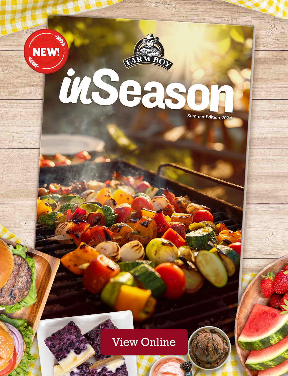 Click to view our latest summer edition of inSeason Digital Magazine!