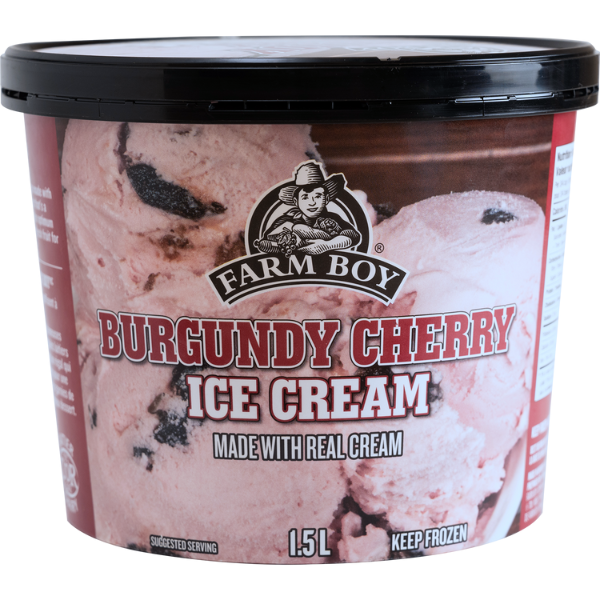 Farm Boy Burgundy Cherry Ice Cream