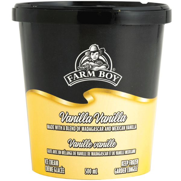 Farm Boy Vanilla Vanilla Gourmet Ice Cream